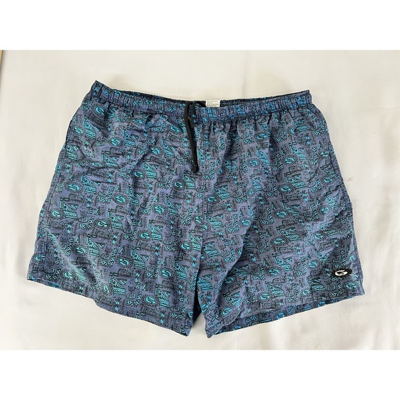 Rare VTG Gotcha Swim Trunks Mens Sz XL Nylon  Board Shorts Surf 90s Beach Y2K - Picture 1 of 9